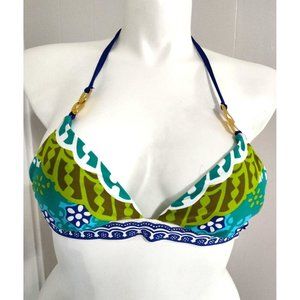 Trina Turk Folkloric Festival String Tie Bikini Size 4